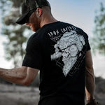 Til Valhalla Tactical Skull T Shirt T-Shirts Viking Warriors