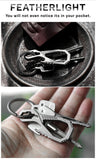 Titanium Multifunction Carabiner Keychain Keychains Viking Warriors