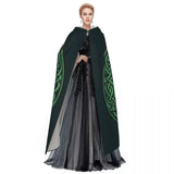Tree Of Life Celtic Cloak Hooded Medieval Costume Cape Hooded Cloak Viking Warriors