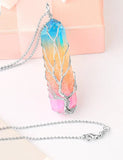 Tree of Life Rainbow Crystal Pendant Necklaces Viking Warriors