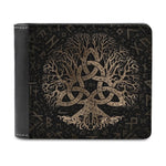 Tree Of Life  Wallet with Trinity Knot Wallets & Money Clips Viking Warriors