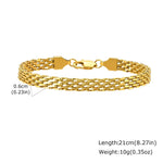 Trendy Stainless Steel Chain Bracelets Bracelet Viking Warriors