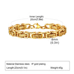 Trendy Stainless Steel Chain Bracelets Bracelet Viking Warriors