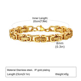 Trendy Stainless Steel Chain Bracelets Bracelet Viking Warriors