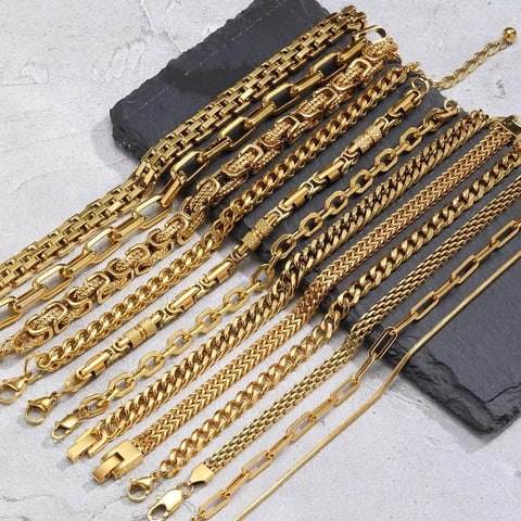 Trendy Stainless Steel Chain Bracelets Bracelet Viking Warriors