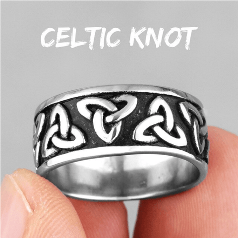 Trinity Celtic Knot Viking Symbol Rings Rings Viking Warriors
