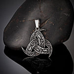 Triple Horn of Odin Necklace Necklaces Viking Warriors