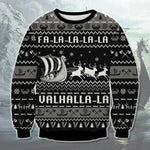 Ugly Christmas Sweatshirts Viking Santa Claus Xmas Pullover sweatshirt Viking Warriors