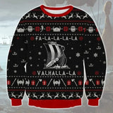 Ugly Christmas Sweatshirts Viking Santa Claus Xmas Pullover sweatshirt Viking Warriors