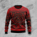 Ugly Christmas Sweatshirts Viking Santa Claus Xmas Pullover sweatshirt Viking Warriors