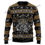 Ugly Christmas Sweatshirts Viking Santa Claus Xmas Pullover sweatshirt Viking Warriors