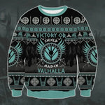 Ugly Christmas Sweatshirts Viking Santa Claus Xmas Pullover sweatshirt Viking Warriors