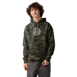 Fenrir Wolf Embroidered Hooded Sweatshirt
