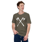 Viking Axes Norse Warrior T-shirt