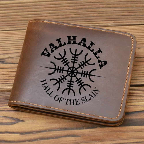 Valhalla Genuine Leather Wallet leather wallet Viking Warriors