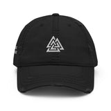 Valknut Distressed Hat Hats Viking Warriors