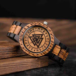 Valknut Wooden Watch Watches Viking Warriors