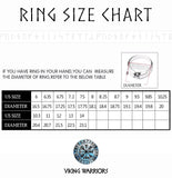 Vegvisir Symbol Runic Ring Rings Viking Warriors