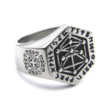 Vegvisir Symbol Runic Ring Rings Viking Warriors