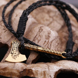 Viking Axe Leather Bracelet Bracelets Viking Warriors