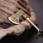 Viking Axe Leather Bracelet Bracelets Viking Warriors