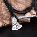 Viking Axe Leather Bracelet Bracelets Viking Warriors