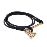 Viking Axe Leather Bracelet Bracelets Viking Warriors