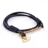 Viking Axe Leather Bracelet Bracelets Viking Warriors