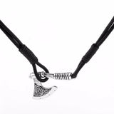 Viking Axe Leather Bracelet Bracelets Viking Warriors