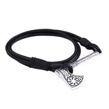 Viking Axe Leather Bracelet Bracelets Viking Warriors