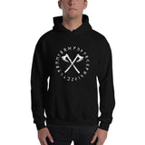 Viking Axes and Runes Hoodie Hoodies Viking Warriors