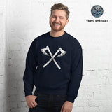 Viking Axes Unisex Sweatshirt Shirts & Tops Viking Warriors