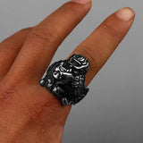 Viking Bear Head Warrior Ring ring Viking Warriors