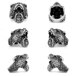 Viking Bear Head Warrior Ring ring Viking Warriors