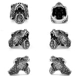 Viking Bear Head Warrior Ring ring Viking Warriors