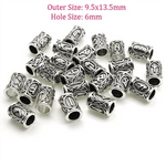 Viking Beard Rings 24 pieces Rune Beads beard rings Viking Warriors