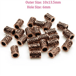 Viking Beard Rings 24 pieces Rune Beads beard rings Viking Warriors