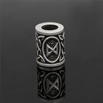 Viking Beard Rings 24 pieces Rune Beads beard rings Viking Warriors