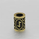Viking Beard Rings 24 pieces Rune Beads beard rings Viking Warriors