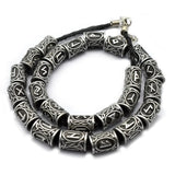 Viking Beard Rings 24 pieces Rune Beads beard rings Viking Warriors