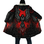 Viking Cloak with Hood - Warm Winter Nordic Hooded Coat for Men Coats & Jackets Viking Warriors