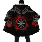 Viking Cloak with Hood - Warm Winter Nordic Hooded Coat for Men Coats & Jackets Viking Warriors