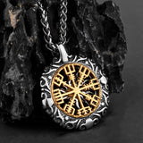 Viking Compass Hollow Necklace Necklaces Viking Warriors