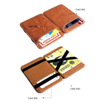 Viking Compass Leather Card Wallet Wallets & Money Clips Viking Warriors