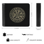 Viking Compass Norse Symbol Vikings  Wallet PU leather wallet Viking Warriors