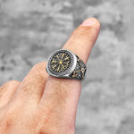 Viking Compass Ring Viking Warriors