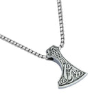 Viking Dragon Bearded Axe Necklace Necklaces Viking Warriors