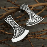 Viking Dragon Bearded Axe Necklace Necklaces Viking Warriors