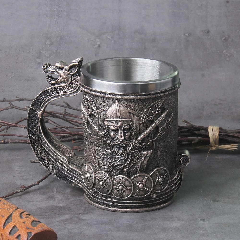 Viking Drakkar Ship Beer Mug | Viking Warriors