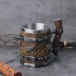 Viking Drinking Beer Mug Beer Glasses Viking Warriors